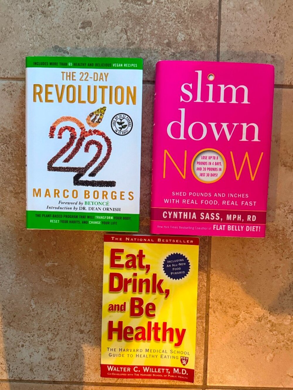 Assorted Books on Healthy Living